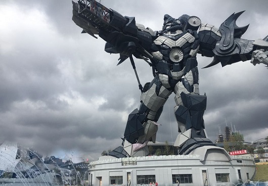 机器人？钢结构能做厂房外还有这种操作？