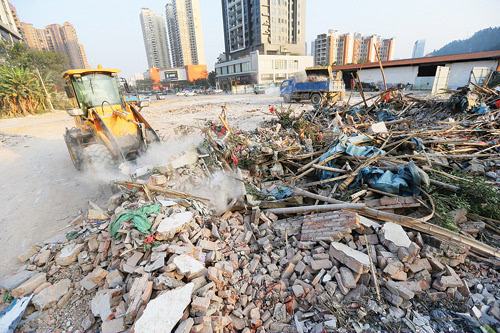 钢结构厂家说——建筑垃圾的困扰