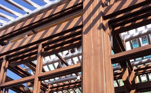 仿实木花纹的钢结构建筑涂料