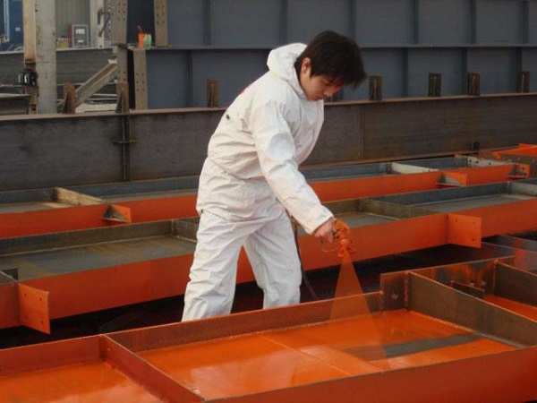 吕梁钢结构工程涂装中漆膜烧坏如何补涂